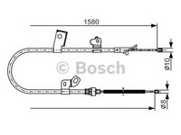 Cablu frana mana TOYOTA YARIS SCP1 NLP1 NCP1 BOSCH 1987482155