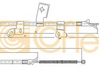 Cablu frana mana TOYOTA YARIS VERSO NLP2 NCP2 COFLE 17.1071