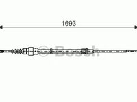 Cablu frana mana VW GOLF IV Variant 1J5 BOSCH 1987477698 PieseDeTop