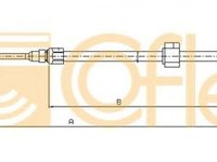 Cablu frana mana VW LT 28-46 II platou sasiu 2DC 2DF 2DG 2DL 2DM COFLE 10.9882