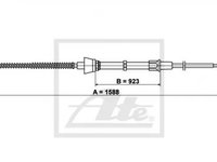 Cablu frana mana VW POLO 6R 6C ATE 24372734022 PieseDeTop