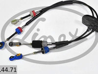 Cablu nivel schimbare viteze stanga Dreapta 1290mm/955mm FIAT PANDA 0.9/1.2 02.12- LINEX LIN14.44.71