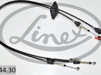Cablu nivel schimbare viteze stanga Dreapta 1895mm/1866mm NISSAN NV400 OPEL MOVANO B RENAULT MASTER III 2.3D 02.10- LINEX LIN35.44.30
