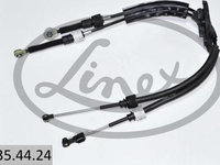 Cablu nivel schimbare viteze stanga Dreapta 1225mm/1140mm RENAULT FLUENCE MEGANE MEGANE III 1.2-1.6LPG 11.08- LINEX LIN35.44.24