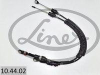 Cablu nivel schimbare viteze stanga Dreapta 1061mm/1043mm DACIA DUSTER DUSTER/SUV 1.2-1.6 06.10- LINEX LIN10.44.02