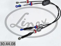 Cablu nivel schimbare viteze stanga Dreapta 1195mm/1175mm NISSAN QASHQAI I 1.5D/2.0 11.06-12.13 LINEX LIN30.44.08