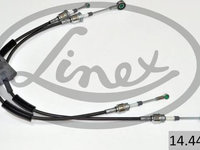 Cablu nivel schimbare viteze stanga Dreapta 1136mm/1028mm FIAT PANDA 1.4/1.4CNG 10.06- LINEX LIN14.44.91