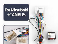 Cablu Plug&Play Teyes + Canbus dedicat Mitsubishi