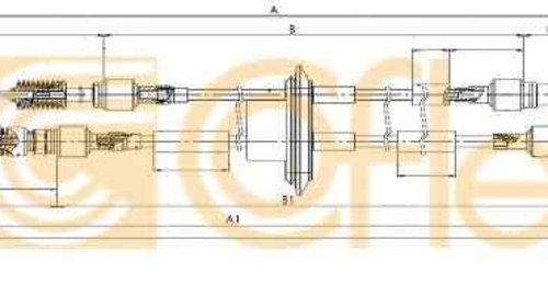 Cablu timonerie cutie viteze manuala FIAT PAN