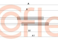 Cablu transmisie manuala 2CB DA003 COFLE pentru Dacia Duster Dacia Sandero Dacia Logan