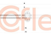 Cablu transmisie manuala 2CB FO018 COFLE pentru Ford Mondeo