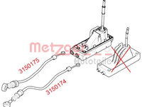 Cablu transmisie manuala 3150175 METZGER