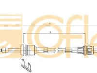 Cablu,transmisie manuala FIAT PUNTO (199) (2012 - 2016) COFLE 12.7257