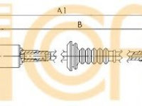 Cablu,transmisie manuala IVECO DAILY III caroserie inchisa/combi (1997 - 2007) COFLE 12.7291