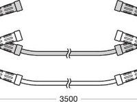 Cabluri de pornire de urgenta - 700A lungime 35m OSRAM OSROSC250A