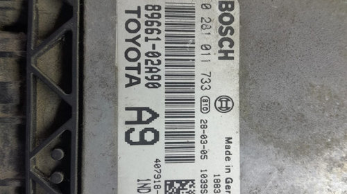 Calculatoare motor ECU 1.4 diesel 89611-02a90 Toyota Corolla E120 [2000 - 2008]