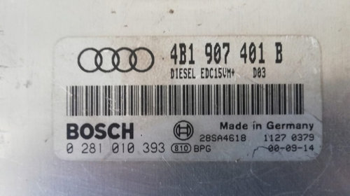 Calculator 4B1907401B Audi A6 2.5 TDI 1997-2004 calc ecu motor Audi 4B1907401B