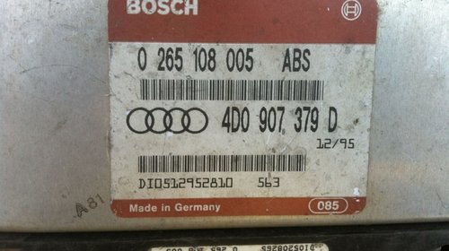 Calculator ABS AUDI A4 1.8T cod 4D0907379D