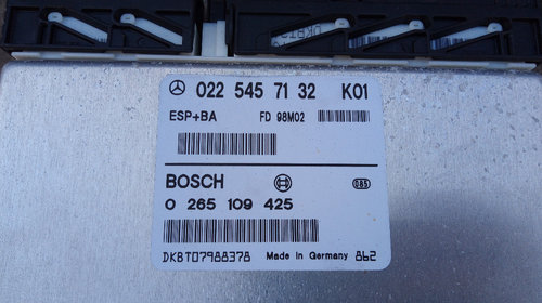 Calculator ABS ESP Mercedes A140 A160 A170 CDI Model 1998-2004 W168 Piesa Originala ⭐⭐⭐⭐⭐