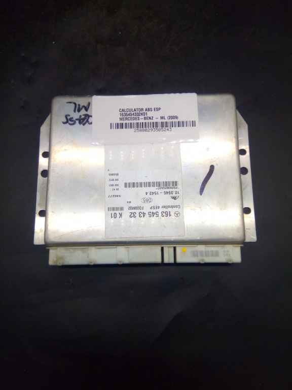 Calculator abs esp Mercedes-benz Ml an 2009 cod pi