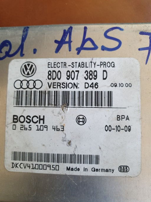 Calculator abs vw passat 2005- 2010