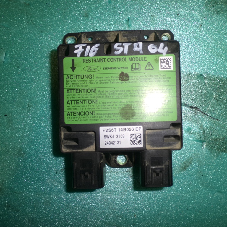 CALCULATOR AIRBAG 2S6T14B056EP, FORD FIESTA/FUSION, 1.4 BENZINA, 2004