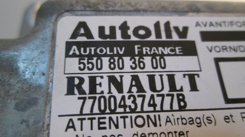 Calculator airbag 550803600 / 7700437477B - Renault Megane I