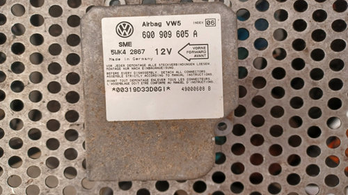 Calculator airbag 6Q0909605A Volkswagen VW Golf 4 [1997 - 2006] Hatchback 5-usi 1.9 TDI AT (90 hp)