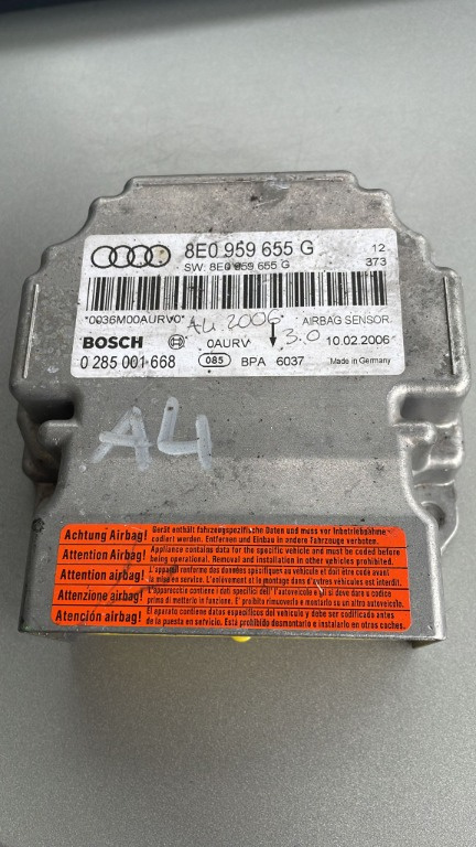 Calculator airbag a4 3.0 cod. 8e0959655g