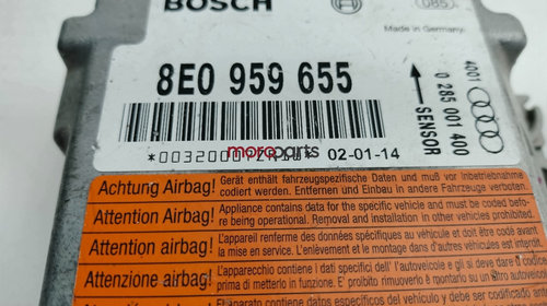 Calculator Airbag Audi A4 B6 1.9 TDI 2002 AWX OEM 8E0959655