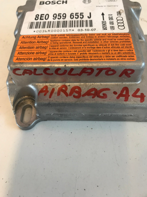 Calculator airbag audi a4 b6 b7 2001 - 2