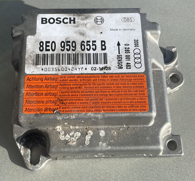 CALCULATOR AIRBAG AUDI A4 B6 COD. 8E0959655B