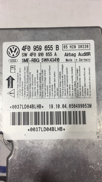 CALCULATOR AIRBAG AUDI A6 C6 2005 3.0 TD