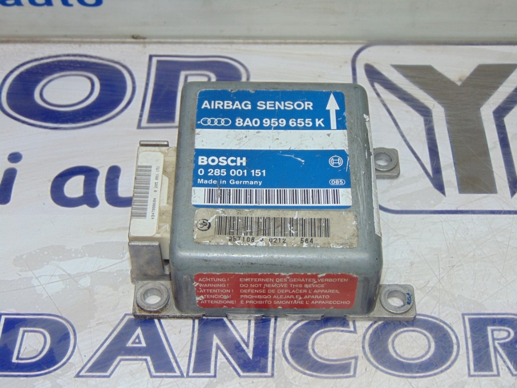 CALCULATOR AIRBAG AUDI A8(4D) - COD 8A0959655K - AN 1994/2002