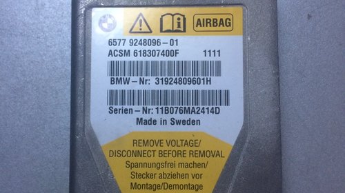 Calculator airbag cu codul original 6577-9248
