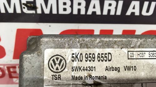 Calculator airbag Golf 6 cod: 5k0959655d