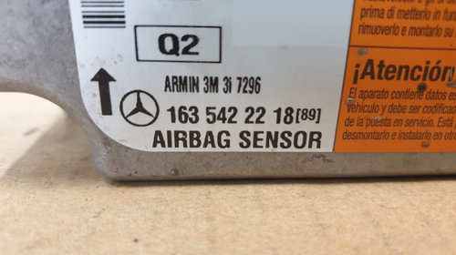 Calculator airbag Mercedes ML (W163) 270 CDI 2002