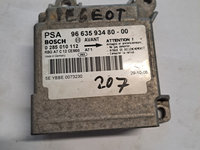 Calculator airbag Peugeot 207 - COD 9663593480 /0285010112
