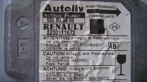 Calculator airbag Renault Scenic RX4 55080380