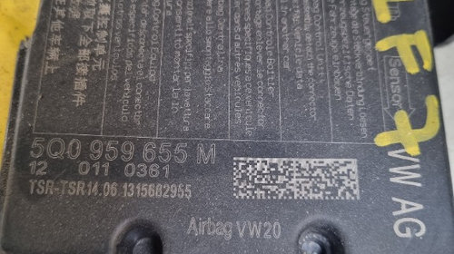 Calculator airbag Vw Golf 7 cod 5Q0959655M
