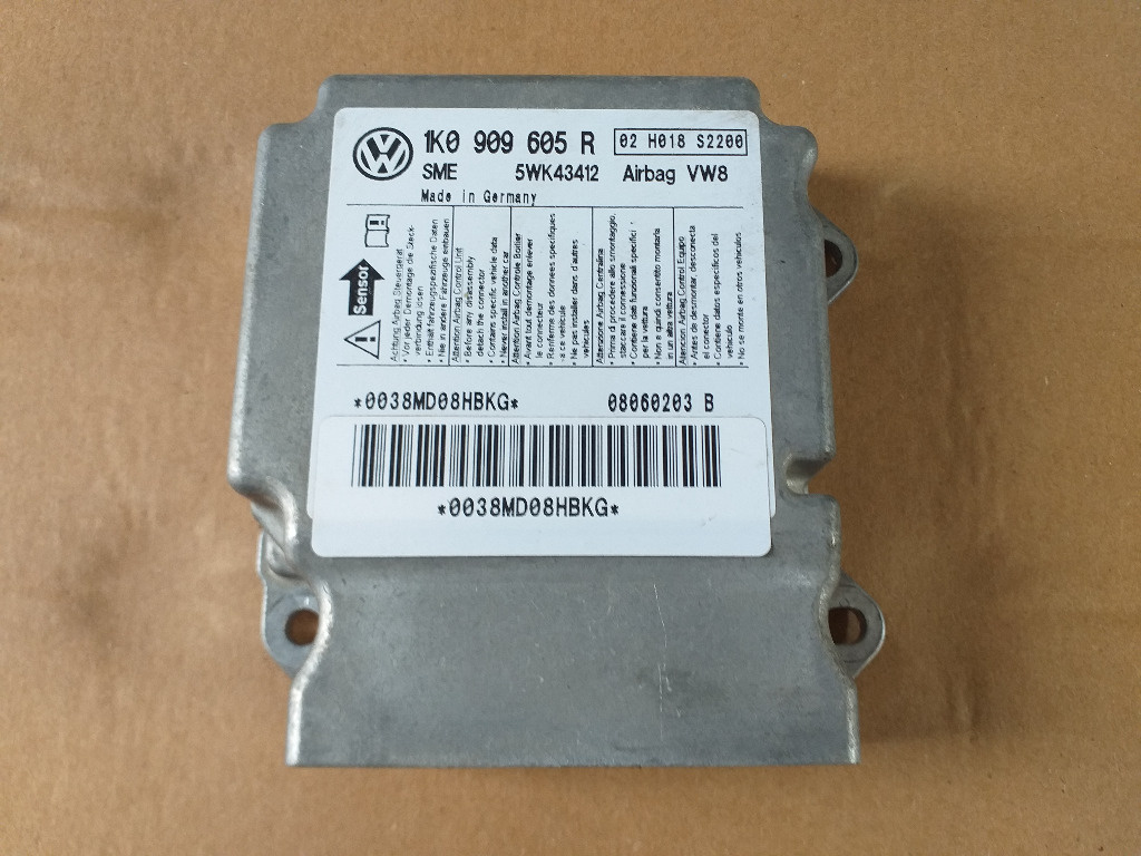 Calculator Airbag VW Jetta , an 2007 , Cod : 1k0909605 r