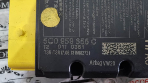 Calculator airbaguri VW Golf 7 cod piesa : 5q0959655c
