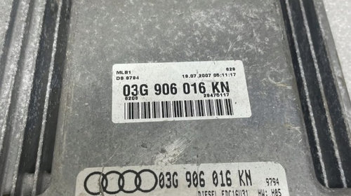 Calculator Audi A4 B7 2.0 diesel 2005 cod calculator audi din dezmembrari motor BPW 03G906016KN
