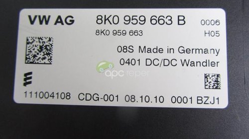 Calculator Baterie Audi A4 8K A5 Q5 A6 A7 A8 - 8k0959663 B