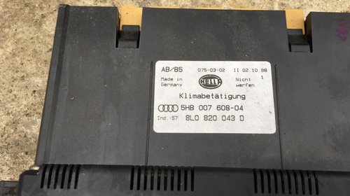 Calculator clima Audi A3 A4 cod 8L0820043D sau 5HB007608-04
