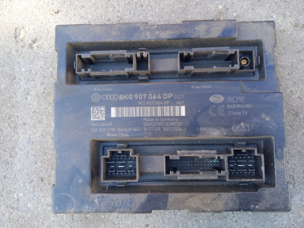 Calculator confort Audi A4 A5 A6 Q5 COD 8K0907064DP 8K0907064 DP C CC 8K0907064CC 8K0907064C
