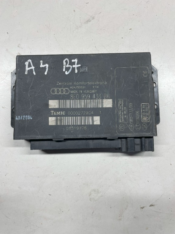 Calculator Confort Audi A4 an 2004 BGB cod piesa 8