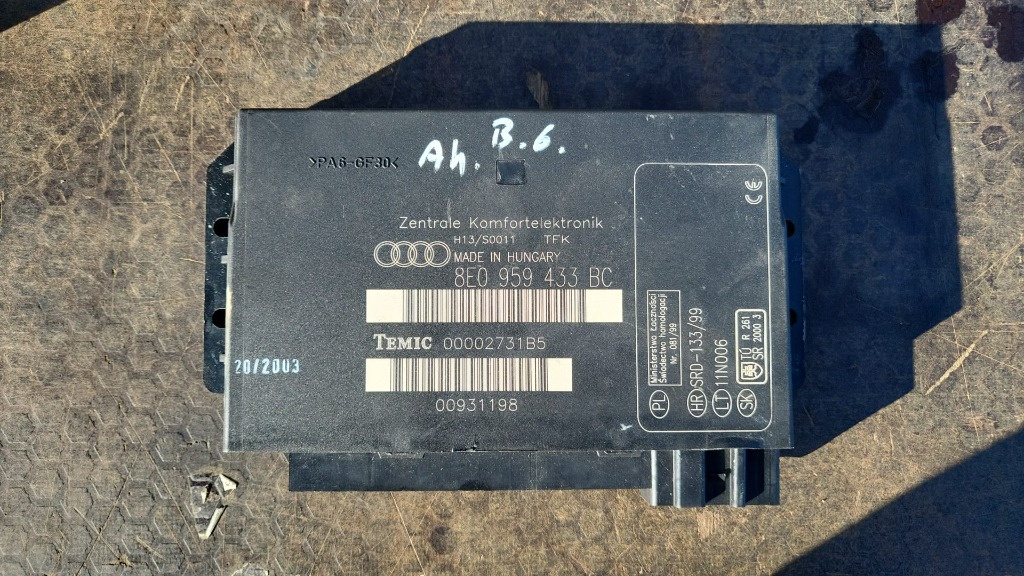 Calculator Confort Audi A4 B7 cod.8E0959433BC