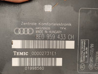 Calculator confort Audi A4 B7 cod 8E0959433CH