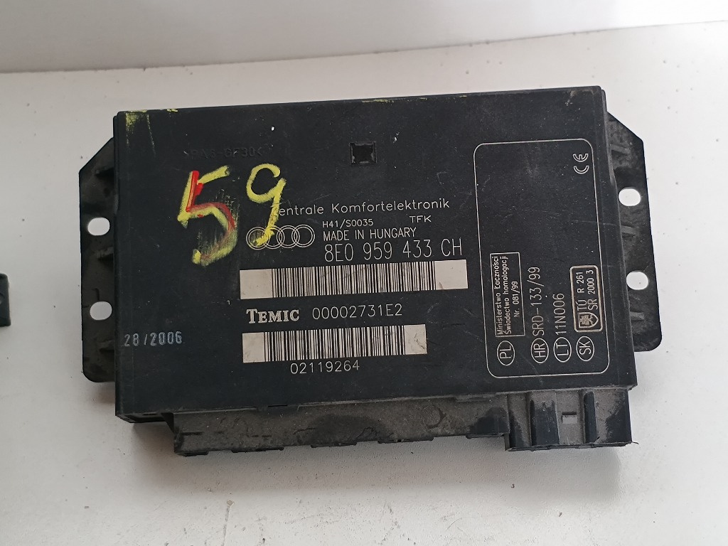 Calculator confort Audi A4 B7 cod 8E0959433CH